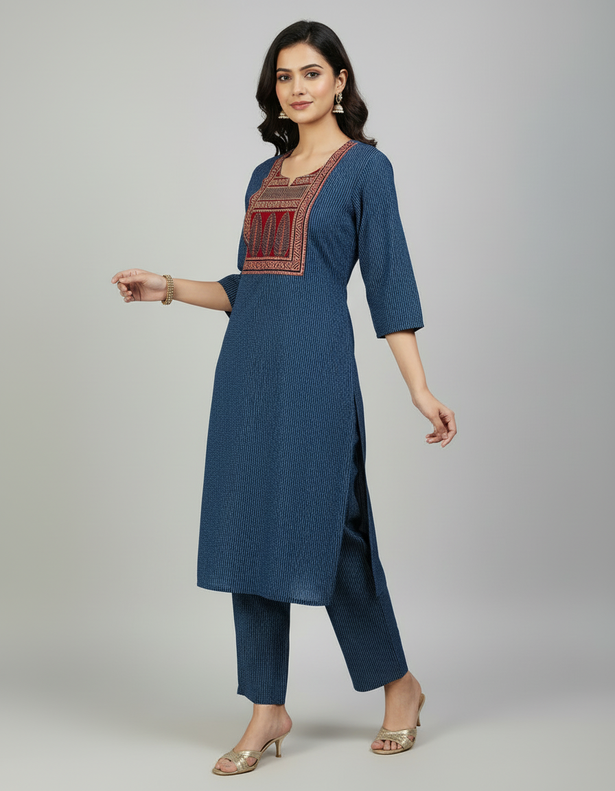 Pratham Royal Panel Embroidered Co-ord Set