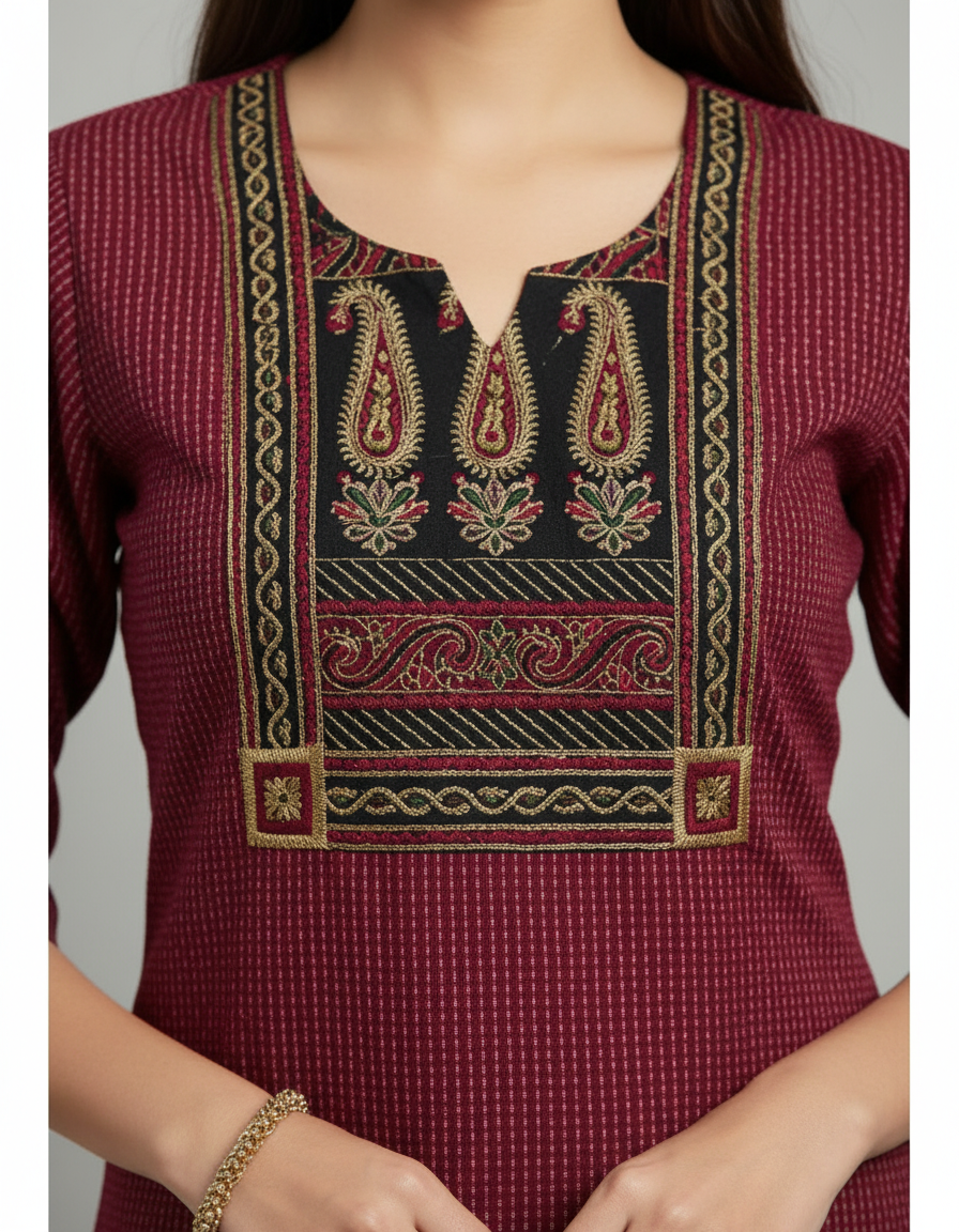 Pratham Royal Panel Embroidered Co-ord Set