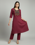 Pratham Royal Panel Embroidered Co-ord Set